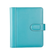 Organizer Ajanda Tarihsiz Çizgili 4 Halkalı 19.5x23 CM - Turkuaz