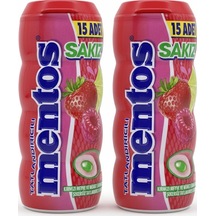 Mentos Kırmızı Meyve Ve Limon Aromalı Sakız - Şekersiz Tatlandırıcılı 30g 2 Adet