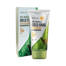 Lebelage Leke ve   Salyangoz Özü İçeren Gold Snail Spf 50 + Güneş Kremi