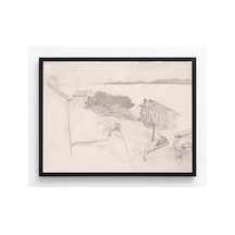Klasik Sanat Cezanne L'estaque Çerçevesiz Poster 21x30 Cm A4 Tablo Yağlı Boya Sanat Baskı