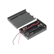 Ic-233e Aa Pil Yuvası 3'lü Kapaklı Switchli