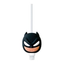 Batman Figürlü Sevimli Usb Kablo Koruyucu, Silikon Şarj Kablosu Koruyucu İthalatçı Garantili 1 Yıl B