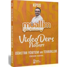 2024 KPSS Muallim Eğitim Bilimleri Öğretim Yöntem ve Teknikleri Video Ders Notları - Özgür Hamal - İSEM Yayıncılık