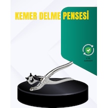 Metal Gövdeli Ayarlanabilir Deri Delme Pensesi 2.5 5 Mm Delik Açma Aracı Standart