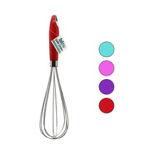 İbico İ22-066 Çelik Metal Çırpıcı 35cm Çırpıcı: 20.5cm + Sap: 14.5cm Renkli Plastik Saplı - 12'li Paket Diğer