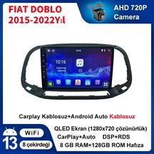 Fıat Doblo 2015-2022 Yıl Multimedya 8-128 Gb Navigasyon