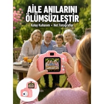 Taşınabilir Hd Dijital Kamera Video Kayıt Fotoğraf Çekim Usb Bağlantılı Şarjlı Yeni Nesil - Lisinya