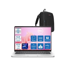 Dell Pro 14 PC14250BTO107F22 Core 7 255U 64 GB 1 TB SSD 14" Ubuntu Dizüstü Bilgisayar + Çanta