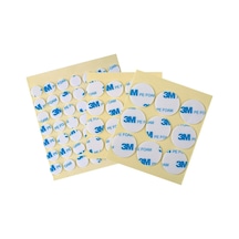 500 Adet 30mm Yuvarlak Kesimli Köpüklü Çok Güçlü Çift Traflı Bant 30 Mm Çap 30 MM