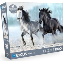 Blue Focus 1000 Parça Puzzle Horses Atlar
