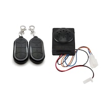 Anjiexun Alarm Sistemi Çift Uzaktan Kumanda 36v 48v 60v 72v Elektrikli Bisiklet İçin