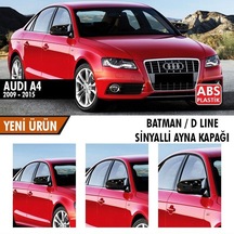 Audi A4 Sinyalli Yarasa Ayna Kapağı 2009-2015 Arası Batman Ayna