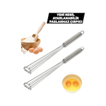 Yeni Nesil Ayarlanabilir Paslanmaz Çelik Yumurta & Pasta Çırpıcı Profesyonel Mutfak Yardımcısı Pas Diğer