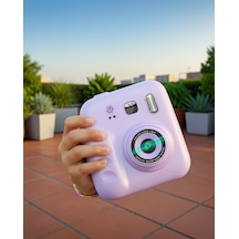 Çocuk Dijital Fotoğraf Makinesi Anında Baskı 4 Rulo Kağıt Hediye