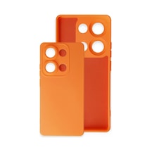 Xiaomi Redmi Note 13 4g Kılıf Nano İçi Kadife Silikon - Kırmızı Çr