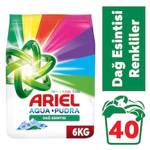 Ariel Toz Çamaşır Deterjanı Parlak Renkler 40 Yıkama 6 KG