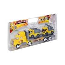 Şapkalı Şampiyon Araç Taşıyan Sarı Tır 34 Cm