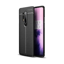 Adige One Plus 8 Pro Kılıf Niss Deri Görünümlü Silikon