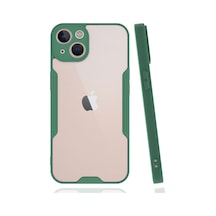 Apple iPhone  Uyumlu- 14 Plus Kılıf Platin Silikon - Yeşil