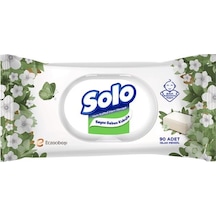 Solo Beyaz Sabun Kokulu Islak Mendil 90 Yaprak Tekli