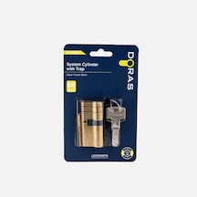 Doras Pirinç Bilyalı Barel 68mm Sarı-çift Tuzaklı