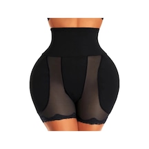 Elmpaly Siyah L Yüksek Bel Şekillendirici Şort Kadın Kalça Destekli İç Çamaşırı Siyah