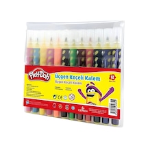 Play-doh 12 Renk Üçgen Fırça Uçlu Kalem Pp Kutu - Özel Seri Play-ke018 Sarı