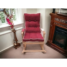 Yaren Home Dizayn Sallanan Sandalye Bordo Krem Bordo - Krem