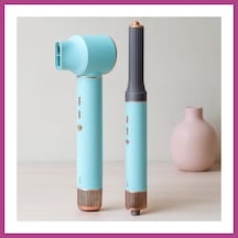 Gees Global Air Brush 5-in-1 Saç Kurutma Ve Şekillendirme Makinesi 1300w Mavi Gbzs