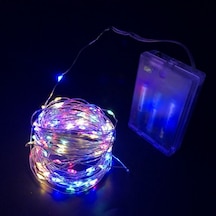 Greyder Gd968 Şerit Pilli Aydınlatma 10 Metre 100 Adet Rgb Peri Led