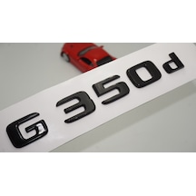 G 350d Bagaj Parlak Siyah ABS 3M 3D Yazı Logo
