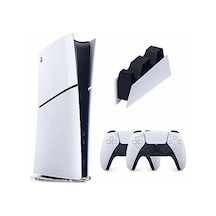 Sony Playstatıon 5 Slım 825 GB Dıgıtal Çift Kollu + Şarj İstasyonu Oyun Konsolu (İthalatçı Garantili)