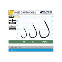 Owner 50097 Okiami-chinu Gold İğne 1-0