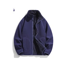 Sonbahar Ve Kış Polar Astarlı Dik Yaka Erkek Ceketi Ordu Yeşili Sonbahar Ve Kış Polar Astarlı Dik Yaka Erkek Ceketi Ordu Yeşili