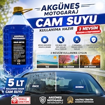 5 Lt Kullanıma Hazır Cam Suyu 3 Mevsim Böcek Ve Kuş Boku Lekesi Temizleyici