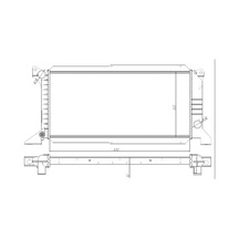 Su Radyatörü Brazing Ford Transit 97-01 32mm Uzun Tip Mga-80467