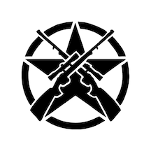 Sniperlar Ve Yıldız Oto Özel Yeni Sticker Siyah 25 X 25 Cm