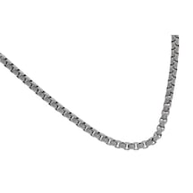 Unisex 2 Mm Çelik Kolye