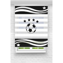 Perdeoutlet38 Enxboy Top Dijital Baskılı Zebra Perde-cocuk Odası-stor Perde Renkli