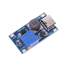 Alkatronik Mt3608 Type C Usb 28v 2a Dc Boost Modül Ayarlanabilir Voltaj Yükseltici Güç Kaynağı Step Up Dc Çevir