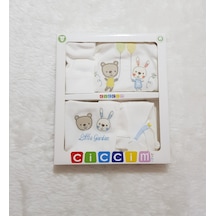 Ciccim Bebe Hastane Çıkışı 5 Li Takım Çok Renkli
