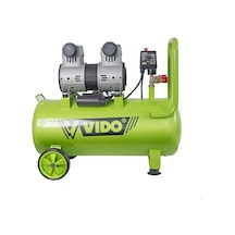 Vido WD060215020 2 HP 8 Bar 50 LT Sessiz ve Yağsız Hava Kompresörü