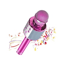 Kablosuz Bluetooth Karaoke Mikrofonu Ve Hoparlörlü Taşınabilir Ses Sistemi