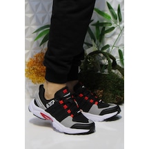 Fort Wks 2393 Siyah Kırmızı Rahat Outdoor Ayakkabı Erkek Ayakkabı 001