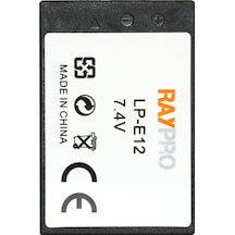 Canon Eos M M2 M10 M50 M100 Sx70Hs 100D için Lp-E12 Batarya Pil