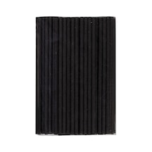 Fon Kağıt Pipet 6x197mm 100'lü Siyah - Doğada Çözünebilen Çevre Dostu Pipet 8'li Avantaj Paketi Tarı 100 G