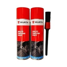 Würth Araç Içi Temizleme Köpüğü 2 Adet 500 Ml 500 Ml Ve Detaylı Temizlik Fırçası 100'lü Set