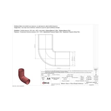 IBRAS 65799 DİRSEK HORTUMU 4 KAT POLYESTERLİ SİLİKON Q 80MM 15K H IBRAS 65799 DİRSEK HORTUMU 4 KAT POLYESTERLİ SİLİKON Q 80MM 15K H