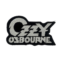 Zepplin Giyim Ozzy Osbourne Siyah Patch Yama