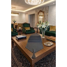 Çizgili Tek Runner, Colber Tek Runner 40x140cm Füme Diğer